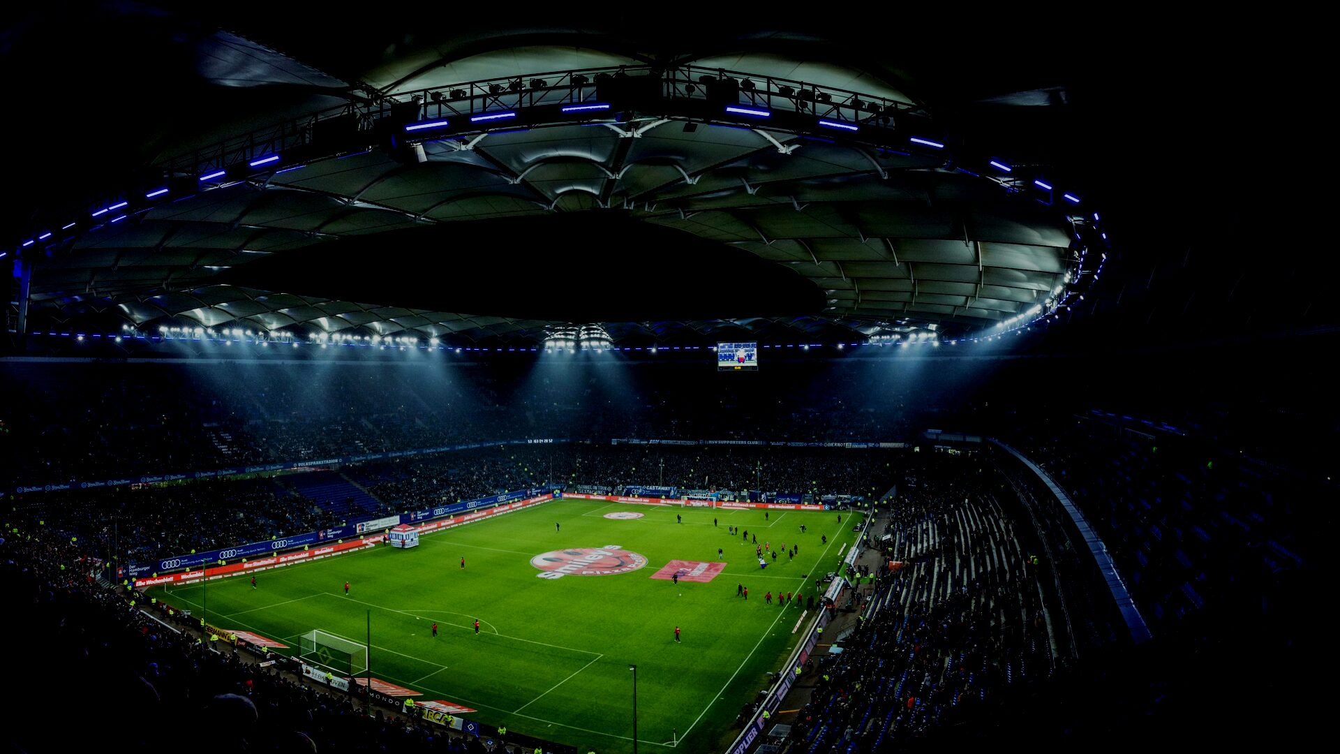 Estádio lotado de torcida